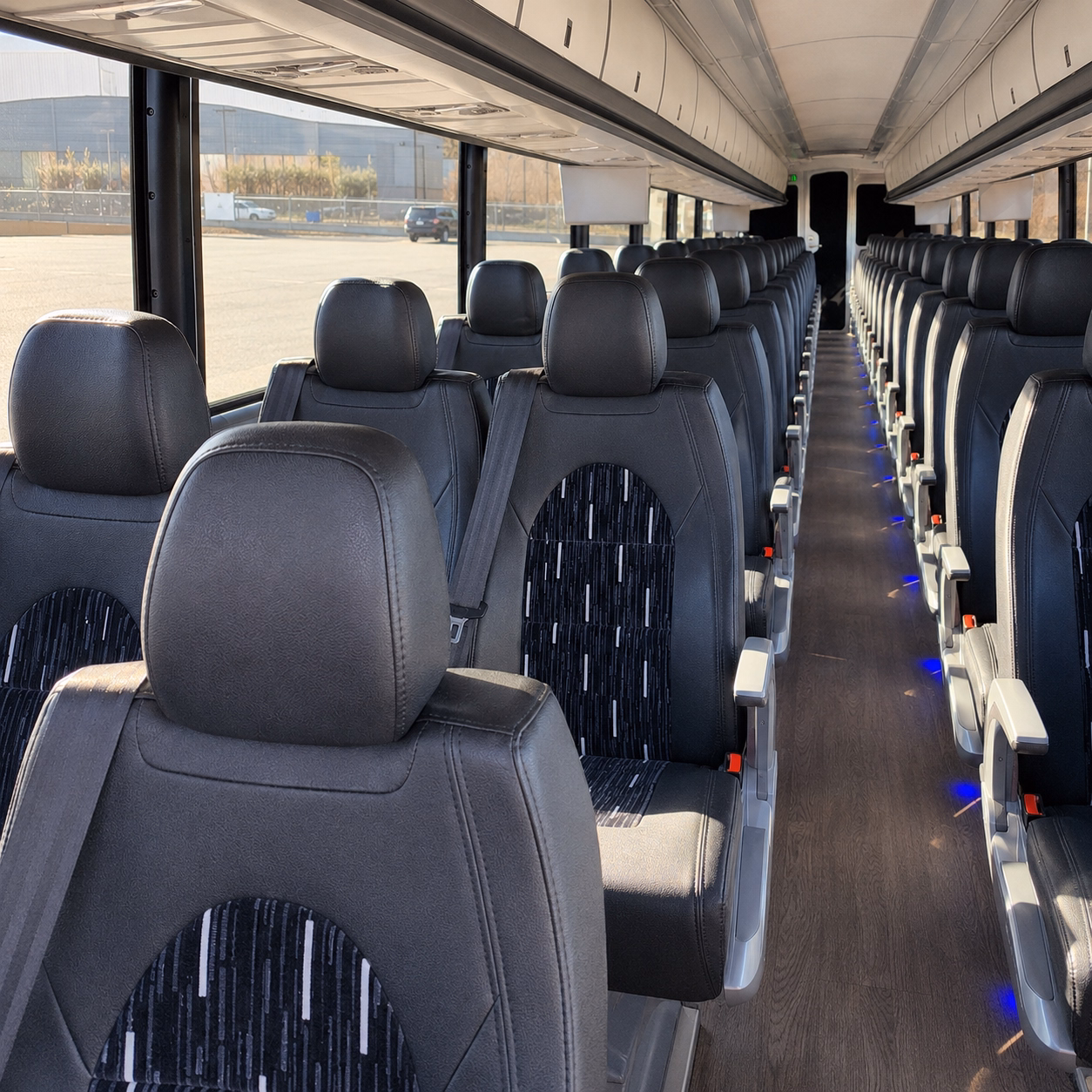 fremont charter bus interior