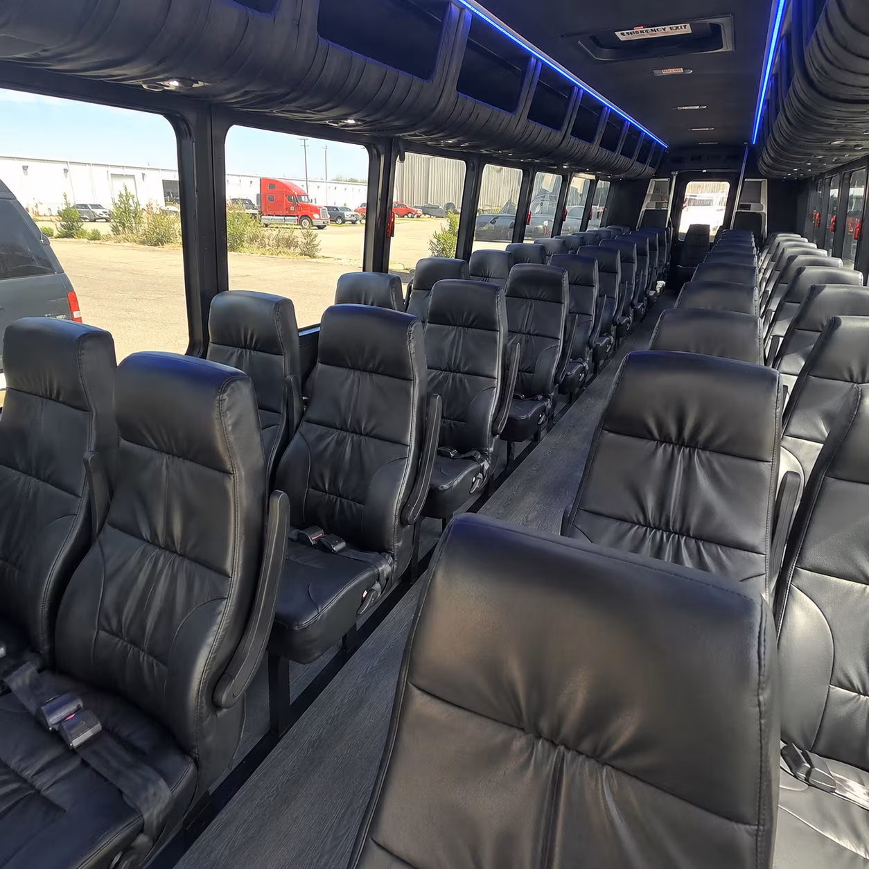 fremont corporate event transportation onboard seating